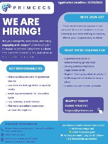 We're Hiring !