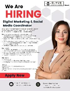 Hiring Digital Marketing & Social Media Coordinator