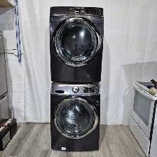 steam washer dryer set 27 front load stackable samsung