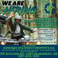 WE ARE HIRING - Motorsports Sales Representative