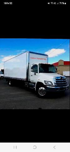 Camion à louer avec chauffeur