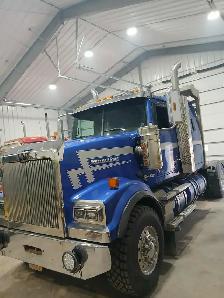 Logging truck driver