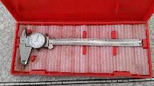 8 INCH MITUTOYO DIAL CALIPER WITH CASE