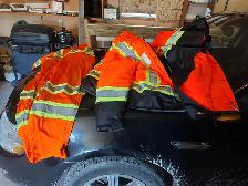 High vis winter and rain jackets and overalls