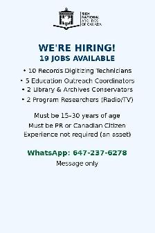 Multiple Positions Available