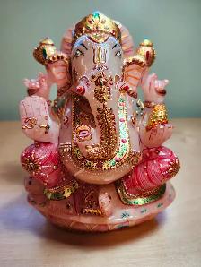 Rose Quartz Ganesh Collectable