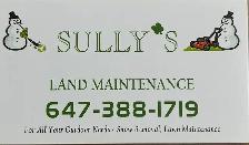 Sully's Opening:  Full-time job for landscaping company
