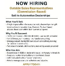 Outside Sales Rep Marketing/Automotive