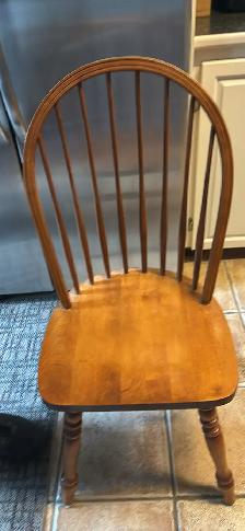 four dining room chairs