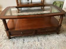 Glass Top Coffee Table