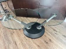 Glass Swivel Coffee Table