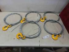 5 3/8 Steel Cable 25FT w/ Hook