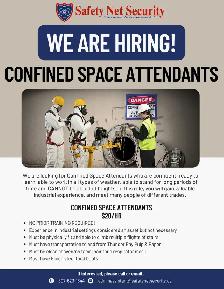 JOB AVAILABLE - Confined Space Attendant (Temporary)