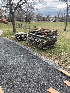 Free fence wood