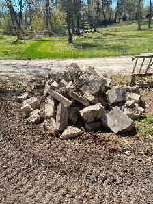 Free concrete blocks no rebar