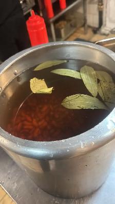kitchen helper in Indian restaurant
