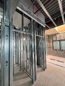 Full renovation steel wood framing