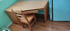 Desk with chair