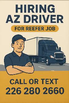 AZ Driver – Cross-Border (USA) – Windsor Based