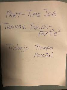 Job Work Travail Emploi Montréal CDN Trabajo MTL Côte des neiges