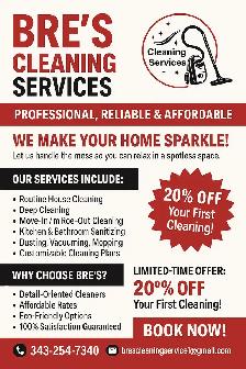 Residential/ Airbnb Cleaning Available!
