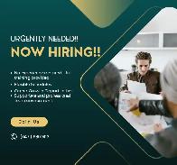 URGENTLY NEEDED! NOW HIRING!