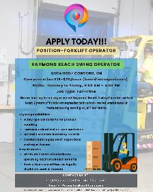 Forklift Operator