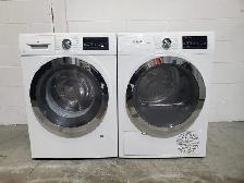 washer dryer set 24 front load stackable ventless Bosch 800 seri