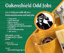 Handyman, odd jobs, yard work, and more