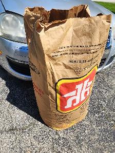 Paper Bags Yard Waste Grass Or Branches Disposal
