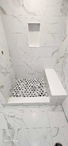 full renovation bathroom or shower remodeling