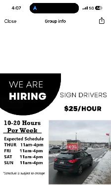 Hiring driver