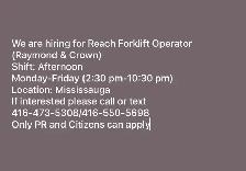 forklift operator