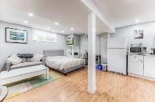 Furnished Studio Apartment with Internet, Parking in Waterloo
