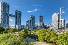 DOWNTOWN Toronto Furnished Lakeview 2 BR Condo Nr CN Tower King