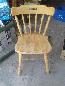 Solid Maple chair