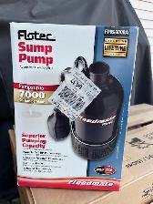 High capacity sump pump. never opened or used.