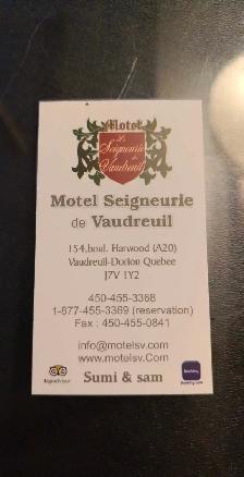Motel receptionist