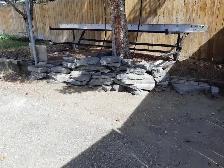 black flagstone slate