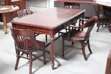 Office Desk Table with 4 Chairs