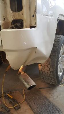 Autobody and paint services and polishing.