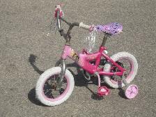 OUTGROWN LITTLE GIRL'S 12' PRINCESS WITH TRAINING WHEELS!