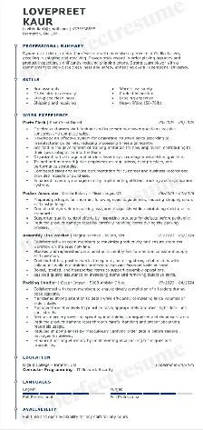 full or part time job