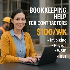 Contractor Admin Help – Invoicing, WSIB, Payroll for $100/Week