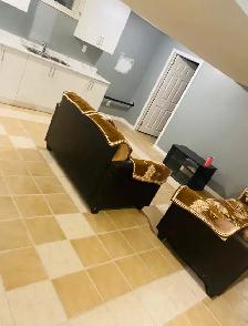 furnished 1 bedroom  bathroom basement