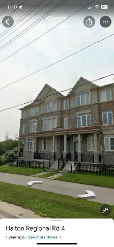 spacious freehold townhouse in Oakville for rent from July 1