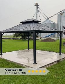 ASSEMBLY GAZEBO AND INSTALLATION