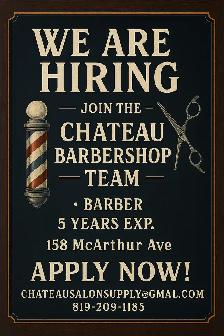 BARBER WANTED