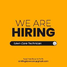 Now Hiring: Lawn Care Technician
