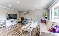 Furnished 3 BR Home in North Waterloo w Free Parking, Internet